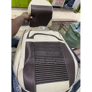 Premium Luxury Car Seat Covers – Beige & Brown
