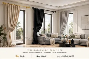 Curtain Rods 160cm to 300cm