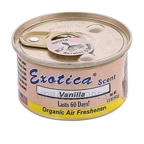 Exotica 1Pc Auto Perfumes Exotica Vanilla Scent Brown