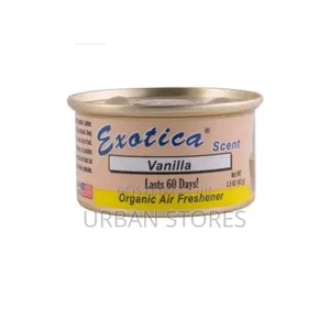 Exotica 1Pc Auto Perfumes Exotica Vanilla Scent Brown