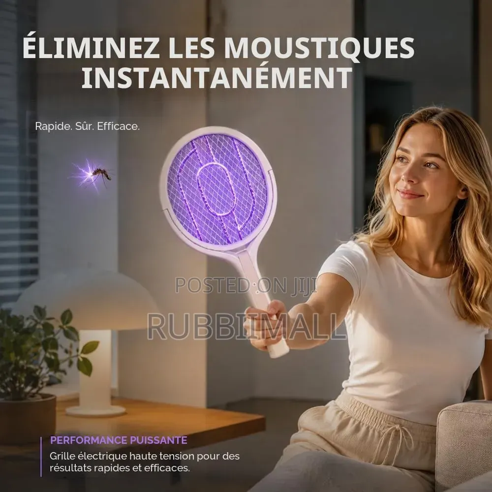 Telescopic Electric Mosquito Killer Lamp / Fly Swatter 2 in 1