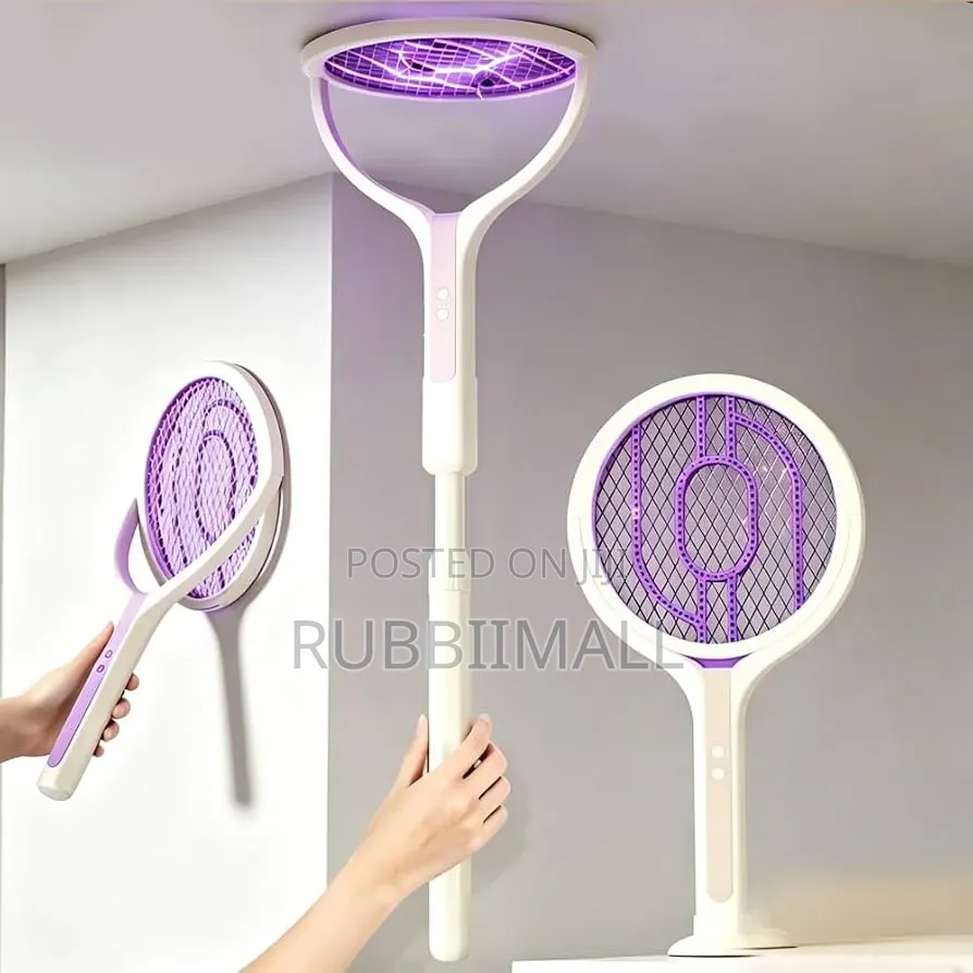 Telescopic Electric Mosquito Killer Lamp / Fly Swatter 2 in 1