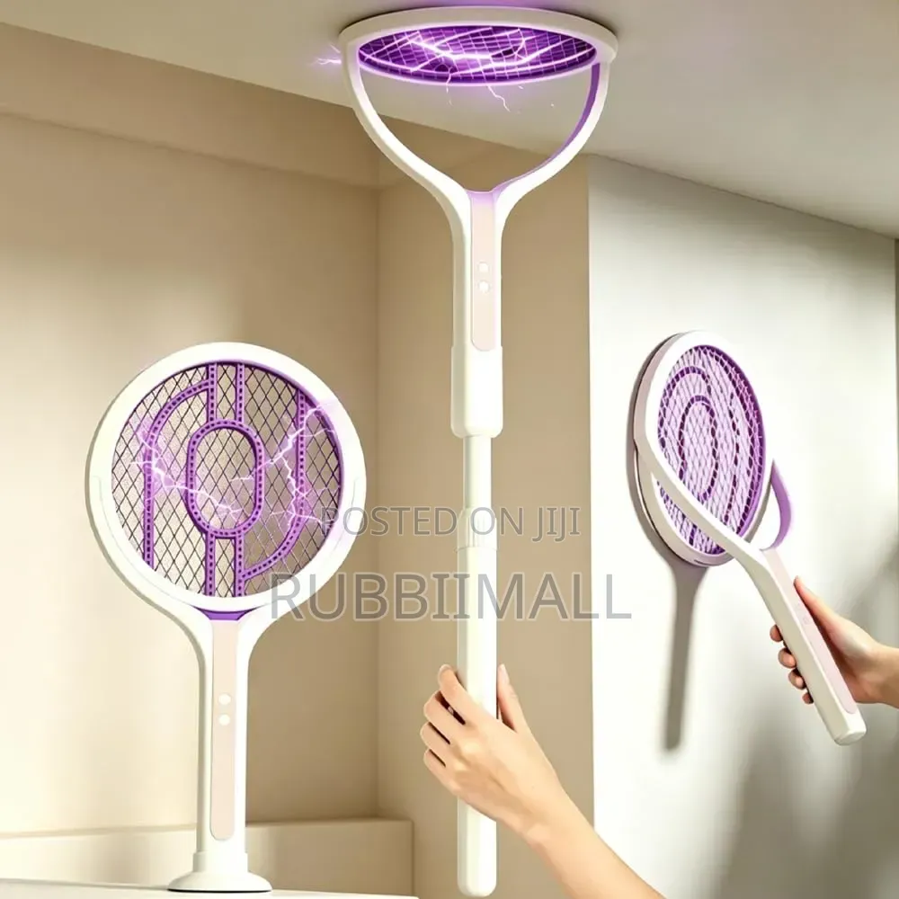 Telescopic Electric Mosquito Killer Lamp / Fly Swatter 2 in 1
