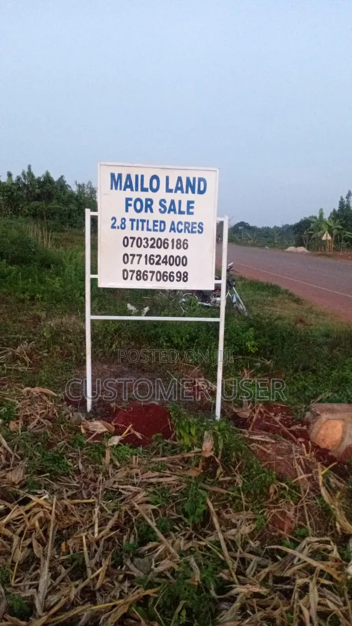 2.8 Mailo Land in Nkokonjeru Town Council for Sale