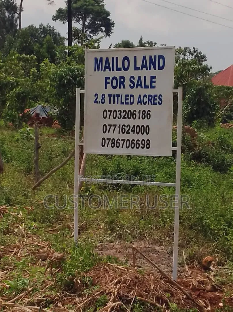 2.8 Mailo Land in Nkokonjeru Town Council for Sale