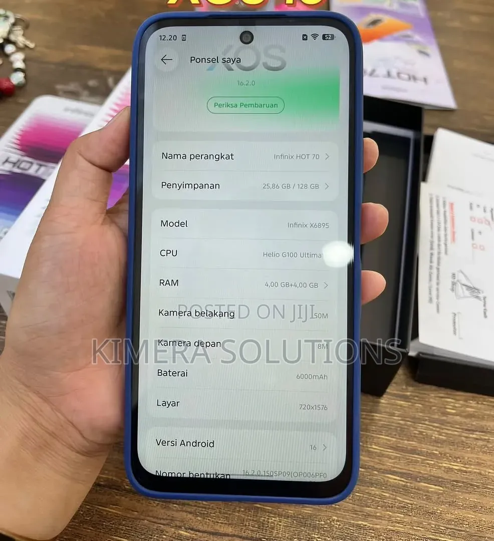 New Infinix Hot 70 256 GB Blue