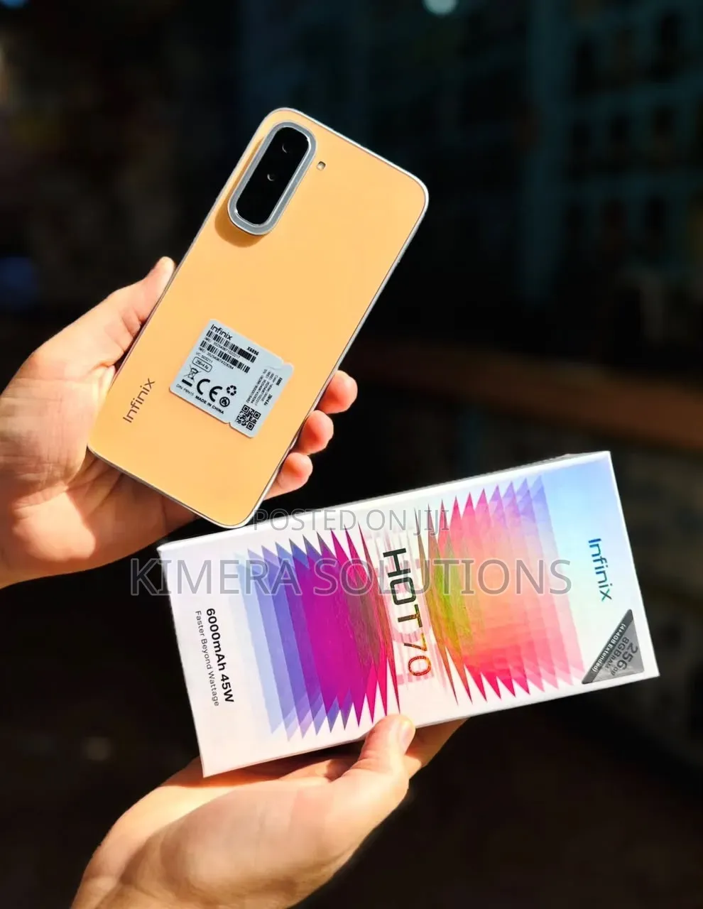 New Infinix Hot 70 256 GB Orange
