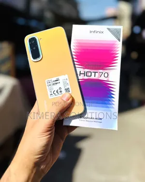 New Infinix Hot 70 256 GB Orange