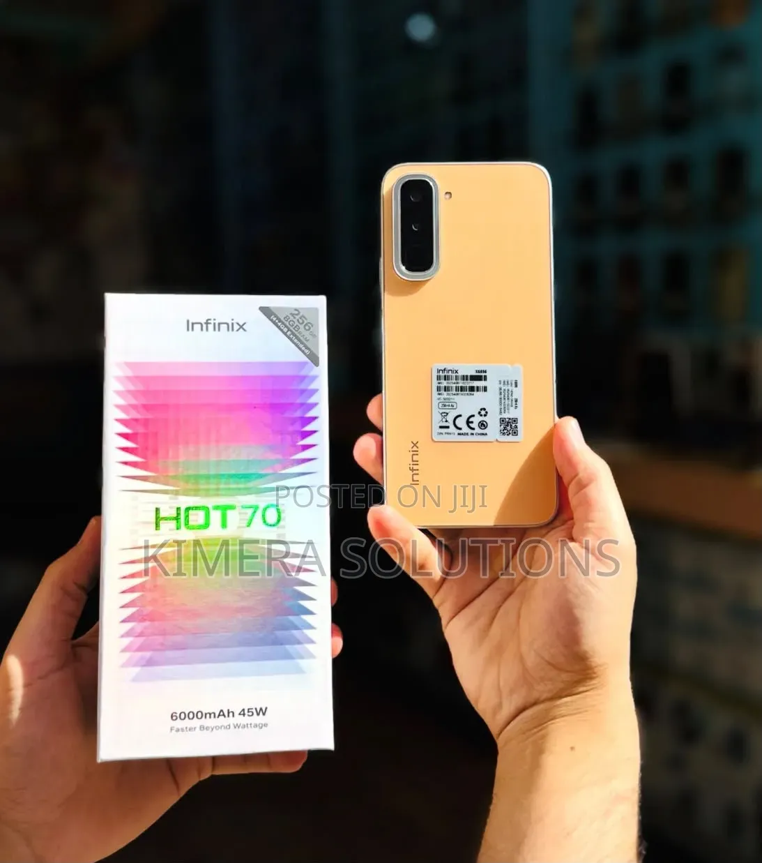New Infinix Hot 70 256 GB Orange