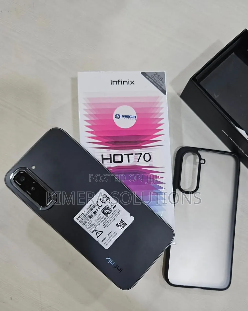New Infinix Hot 70 256 GB Black