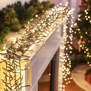 Christmas Lights, Led Cluster Christmas Lights( Warm White)