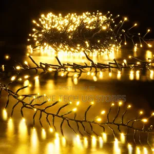 Christmas Lights, Led Cluster Christmas Lights( Warm White)