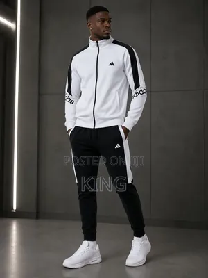 Classic Adidas Essentials 3- Stripes Tracksuit