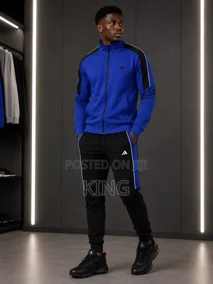 Classic Adidas Essentials 3- Stripes Tracksuit