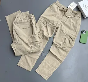 Casual Multi- Pocket Cargo Pants in Beige, White, Olive Green