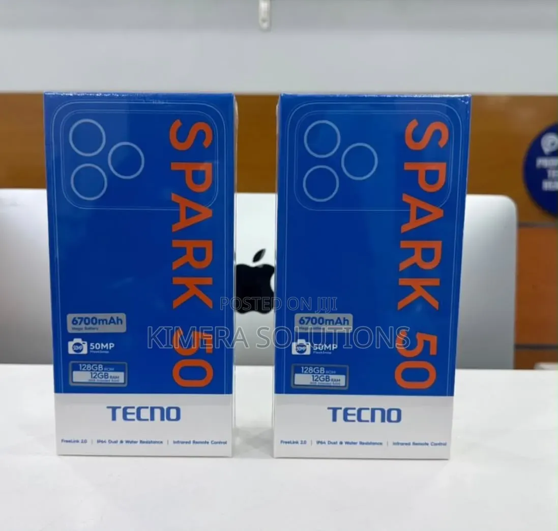 New Tecno Spark 50 128 GB Black