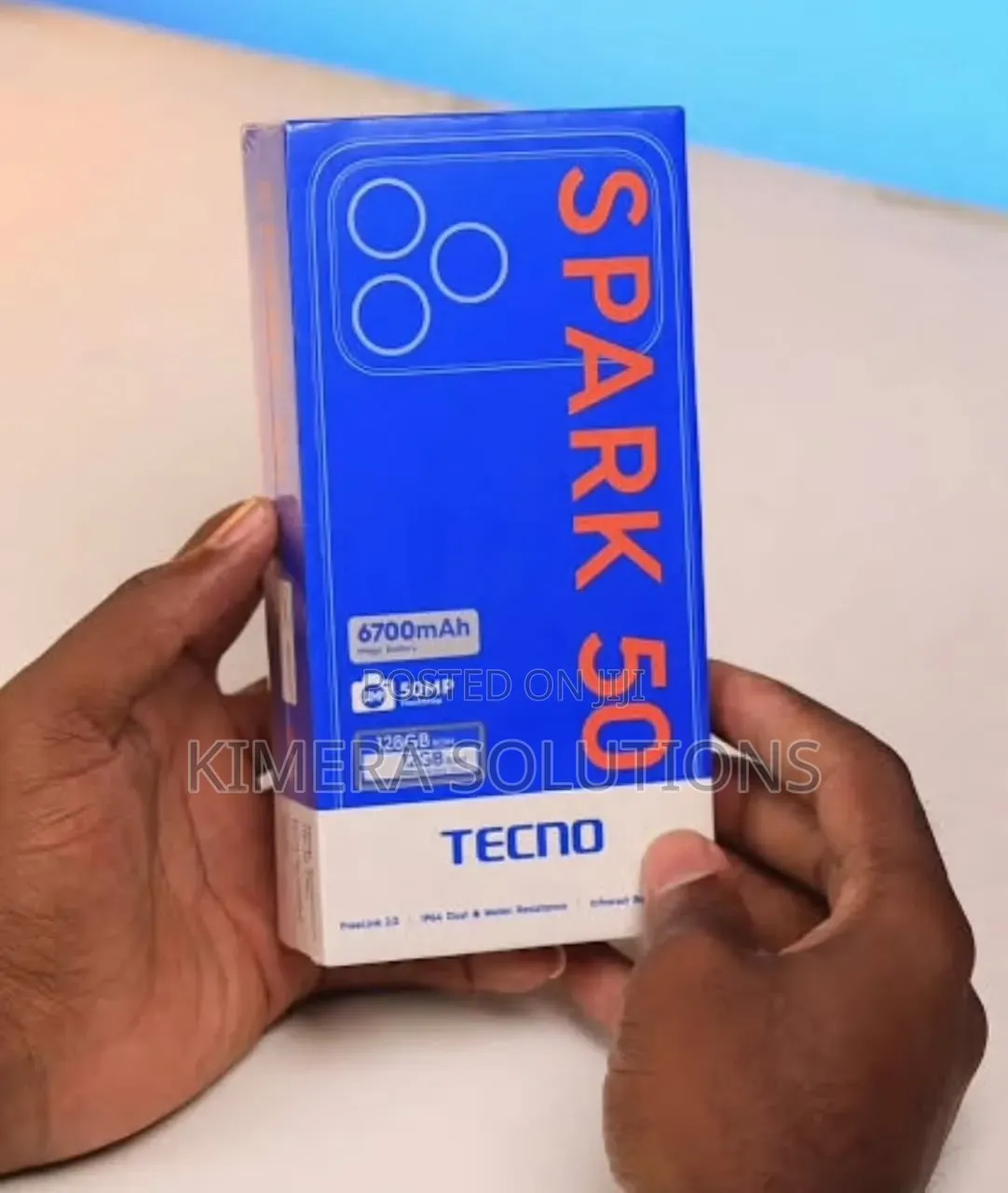 New Tecno Spark 50 128 GB Black