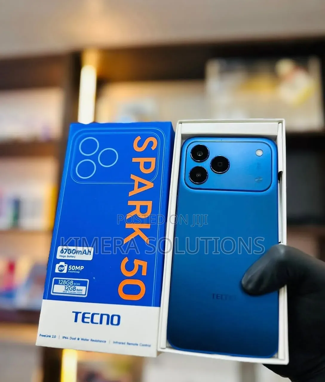New Tecno Spark 50 128 GB Blue