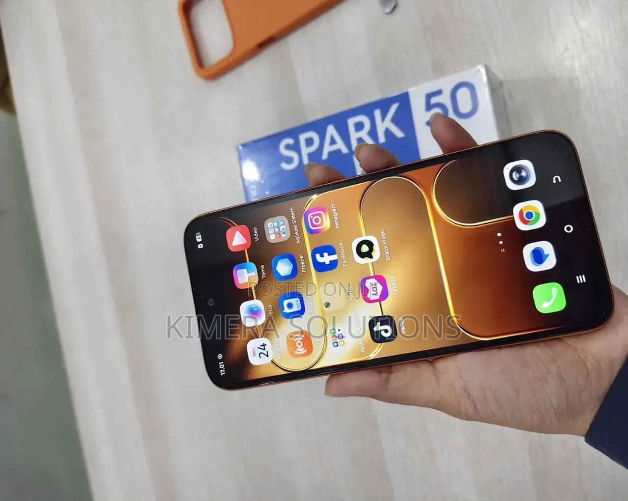 New Tecno Spark 50 128 GB Orange
