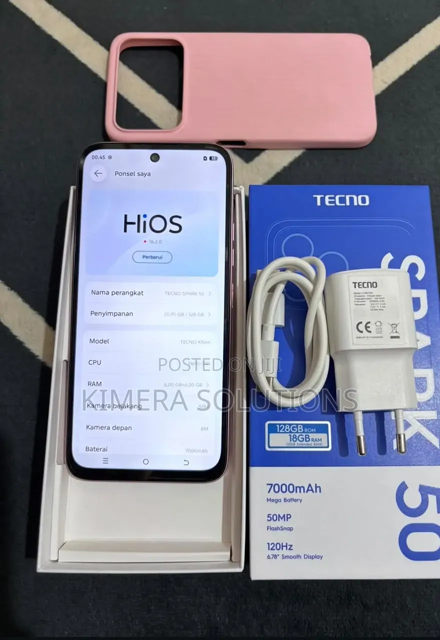 New Tecno Spark 50 128 GB Pink