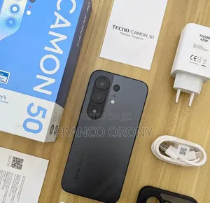 New Tecno Camon 50 256 GB Black