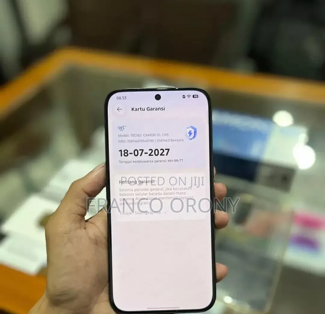 New Tecno Camon 50 256 GB Black