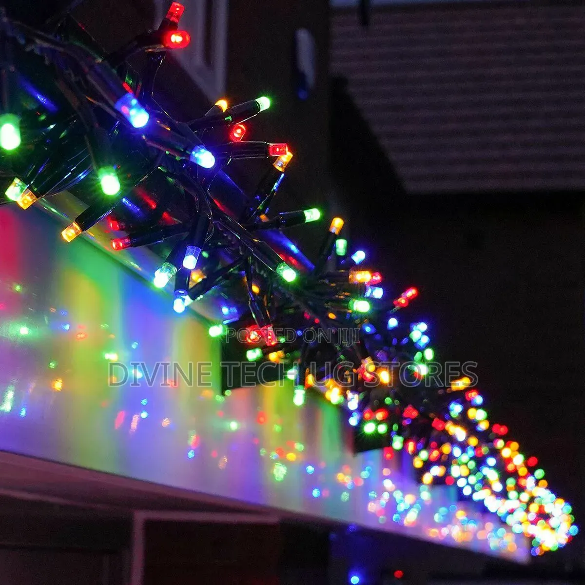 50m Premier Multicolor Indoor and Outdoor Christmas Lights