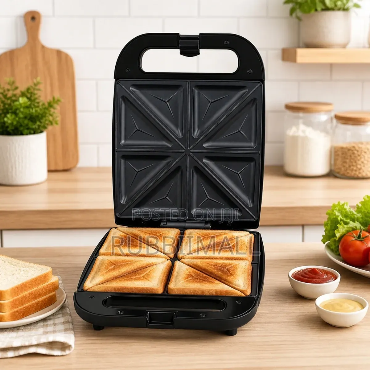Winning Star 1200W Sandwich Maker 4 Slice