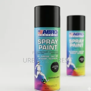 ABRO High Quality Fast Drying Black Spray Paint
