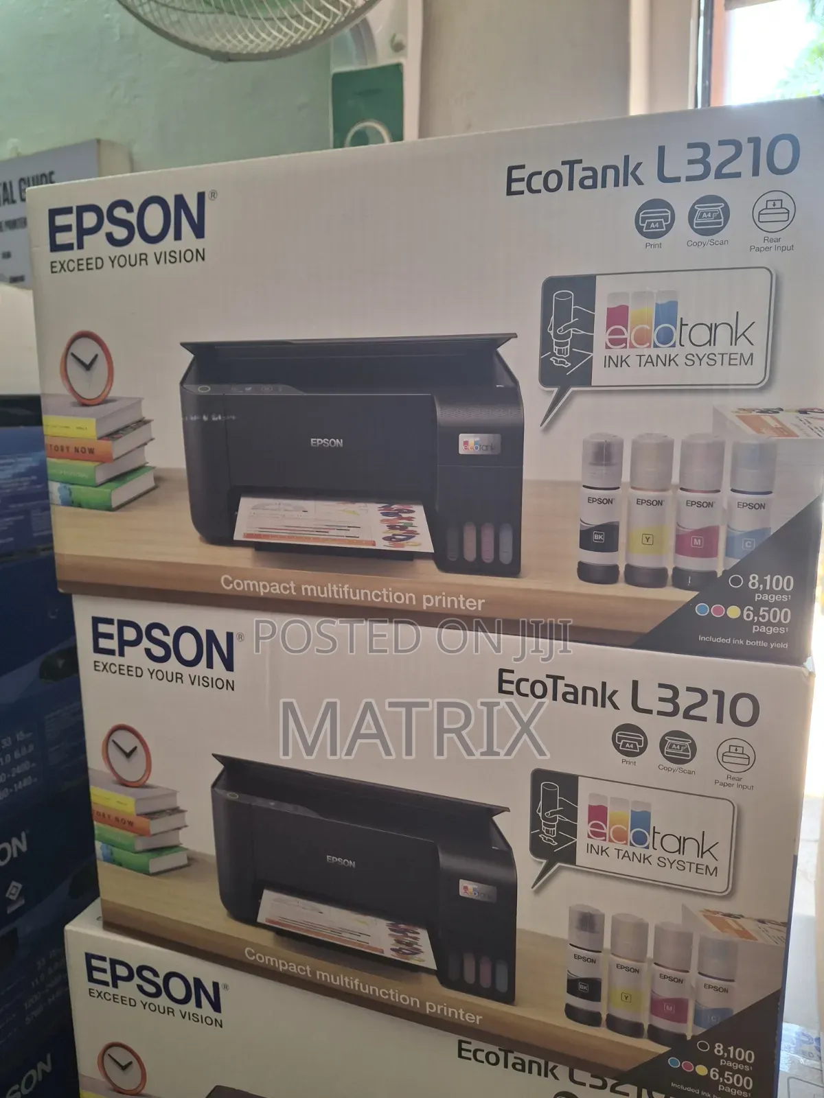 Epson EcoTank L3210 A4 All-in-One Ink Tank Printer