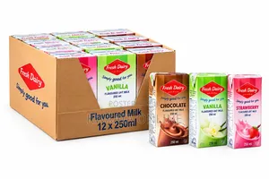 12 PC Fresh Dairy Flavoured UHT Milk – 250ml Each