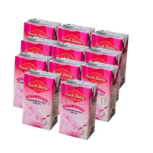 12 PC Fresh Dairy Flavoured UHT Milk – 250ml Each