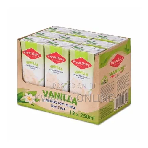 12 PC Fresh Dairy Flavoured UHT Milk – 250ml Each