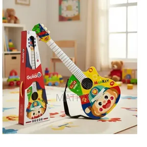 Animal Print Kids Beautiful Learners Guitar