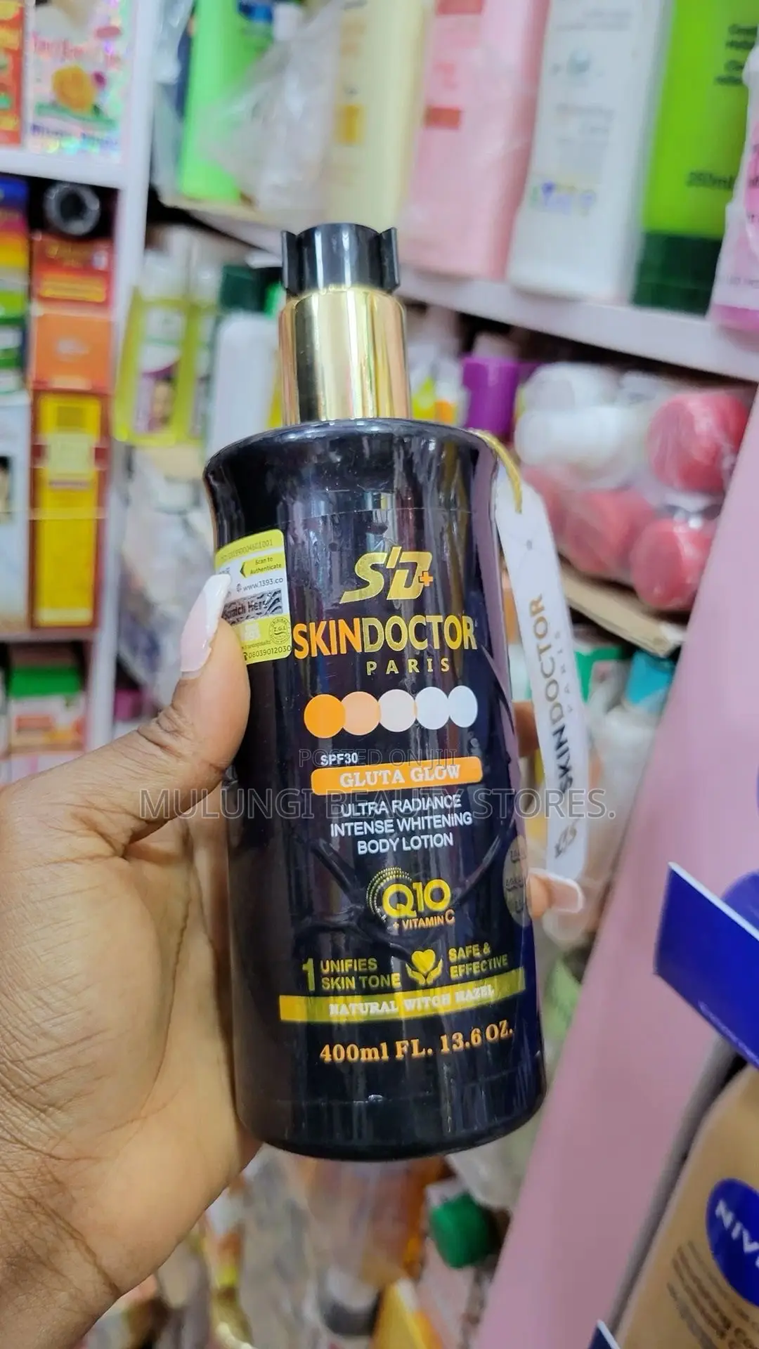 Skin Doctor Paris Yellow Toning Skin-Brightening Lotion