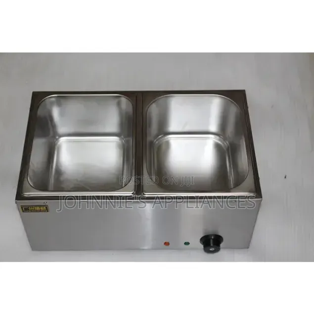 Stainless Steel Double Bain Marie Food Warmer