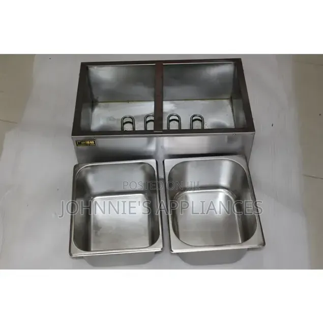 Stainless Steel Double Bain Marie Food Warmer