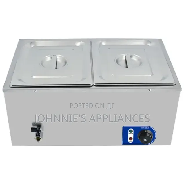 Stainless Steel Double Bain Marie Food Warmer