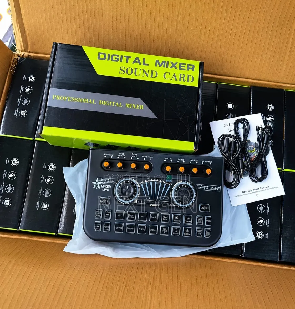 Digital Mixer Sound Card