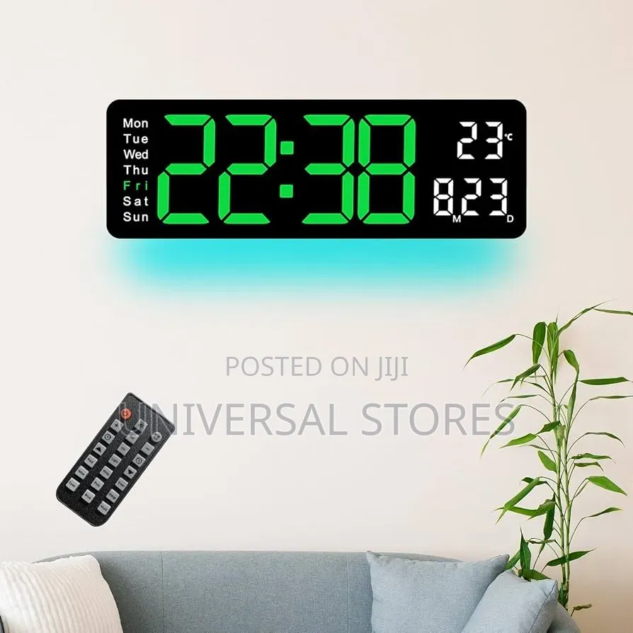 Large LED Digital Clocks With Remote Control