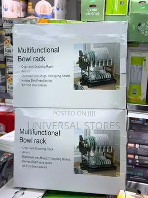 2-Tier Multifunctional Bowl and Dish Drying Rack