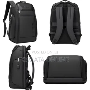 Wiersoon Business Backpack Waterproof Password Anti-Theft Laptop Bag