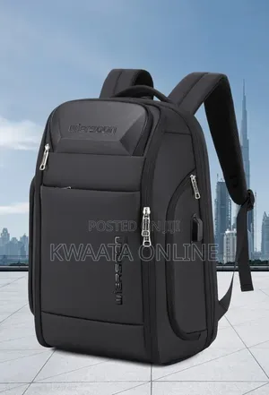 Wiersoon Business Backpack Waterproof Password Anti-Theft Laptop Bag