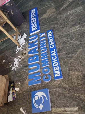 Reception Table Signage