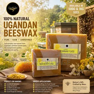 Beeswax Ugandan Cleaned - 500g