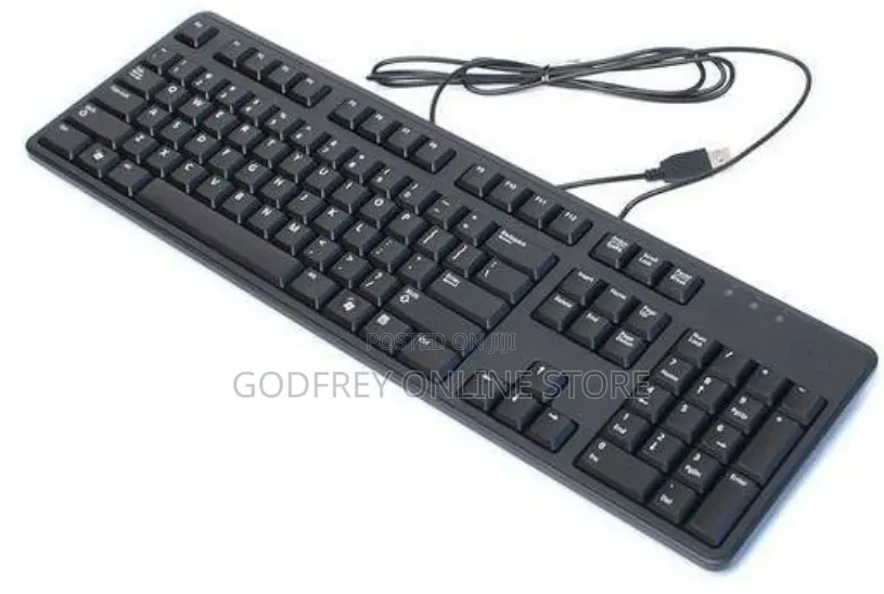 DELL USB Wired Keyboard' - Black