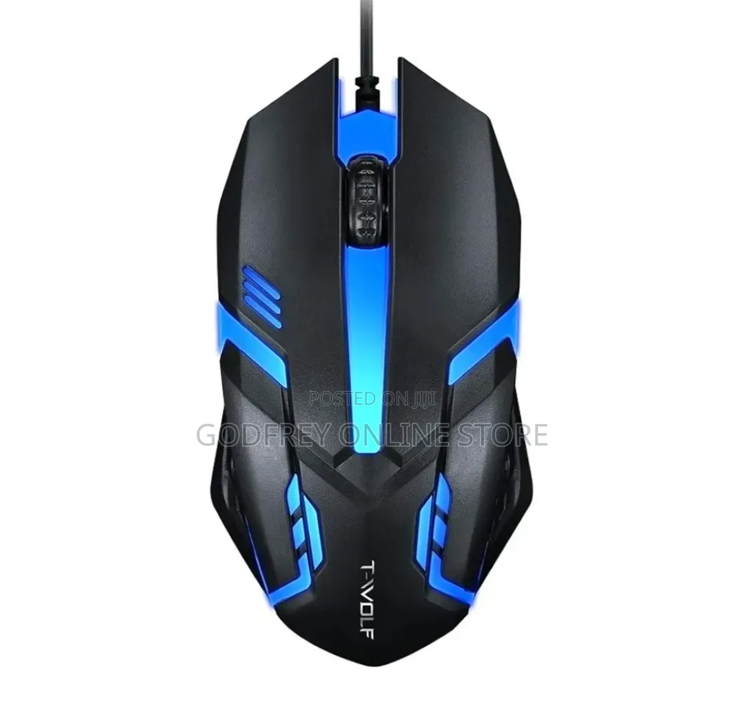 T-Wolf V1 Wired Gaming Mouse 3 Button