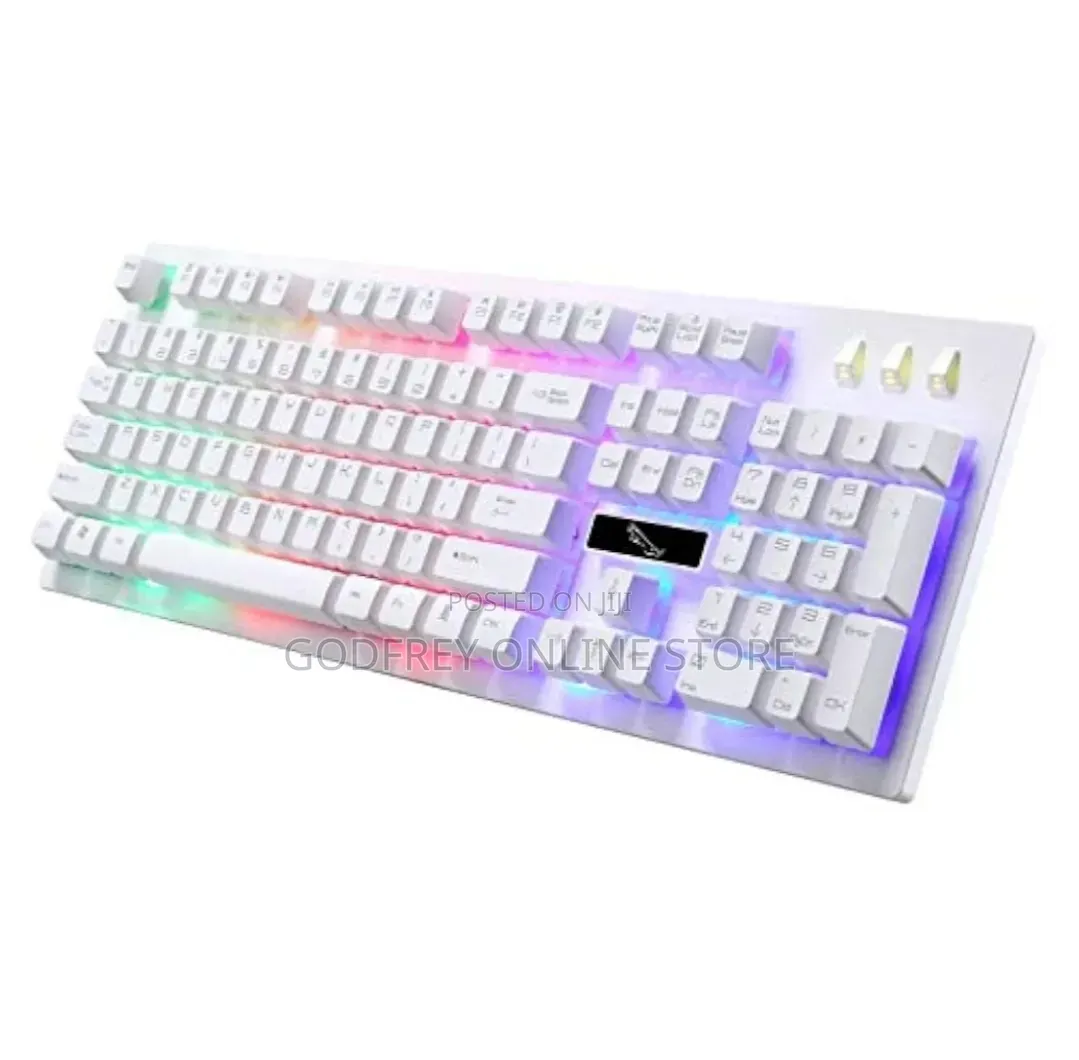 RGB Gaming Color Lighting PC Keyboard and Mouse Combo
