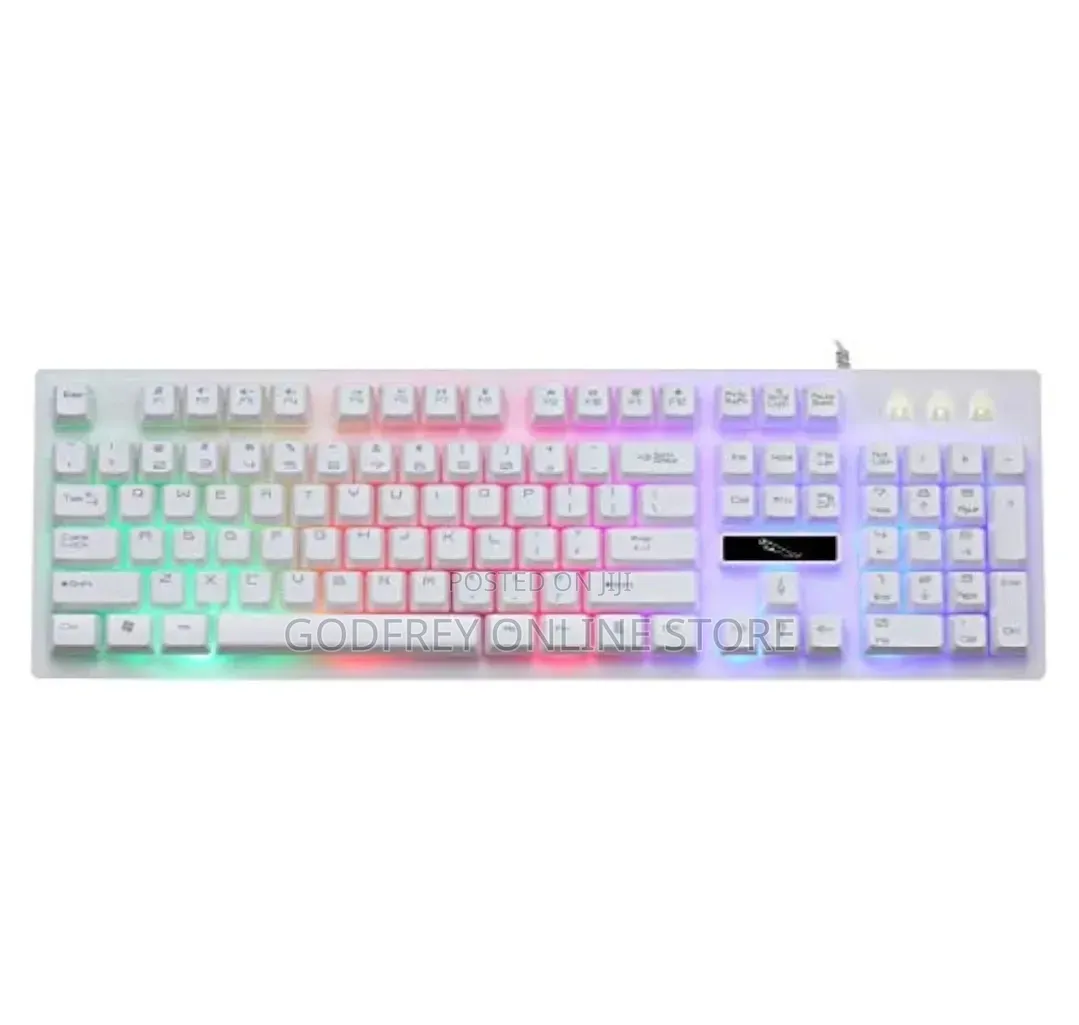 RGB Gaming Color Lighting PC Keyboard and Mouse Combo