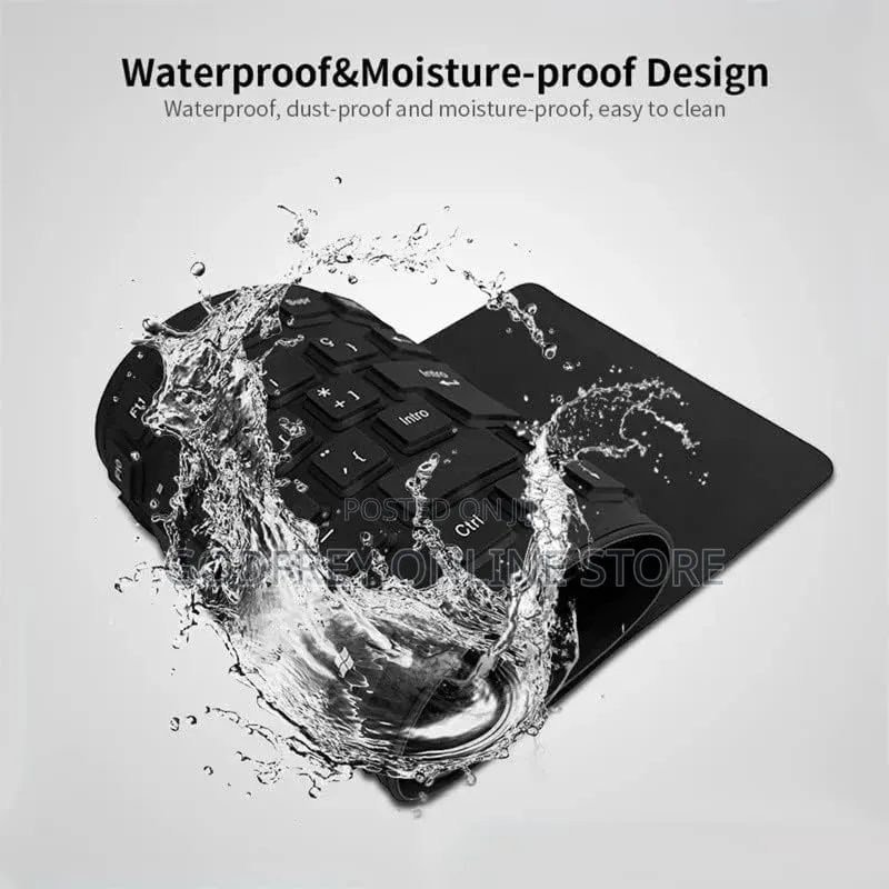 Silicone Keyboard, Foldable Silicone Keyboard